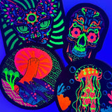 Tactical Gear Junkie Blacklight Cat 3.5 Inch Velvet Patch, alternate view 4