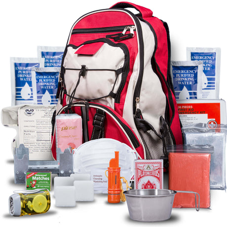 Blue Seventy-Two SERIE PRO - Kit de emergencia deluxe de 3 días para 1 persona