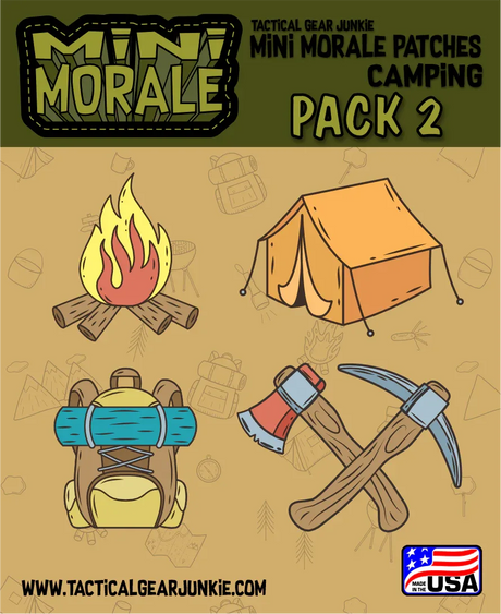 Tactical Gear Junkie Mini Morale Backcountry Camping Patch Pack 2