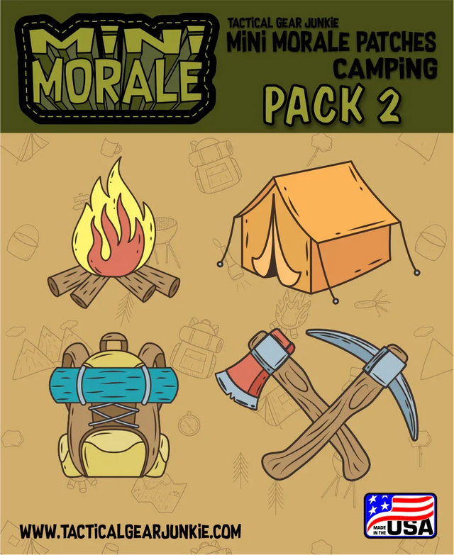 Tactical Gear Junkie Mini Morale Backcountry Camping Patch Pack 2
