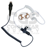 8 Pin APX Listen Only Radio Earpiece Clear Tube - Specific to: Motorola APX (Apex) Series, XPR Series - Connects To Speaker Mic