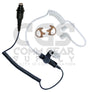 8 Pin APX Listen Only Radio Earpiece Clear Tube - Specific to: Motorola APX (Apex) Series, XPR Series - Connects To Speaker Mic