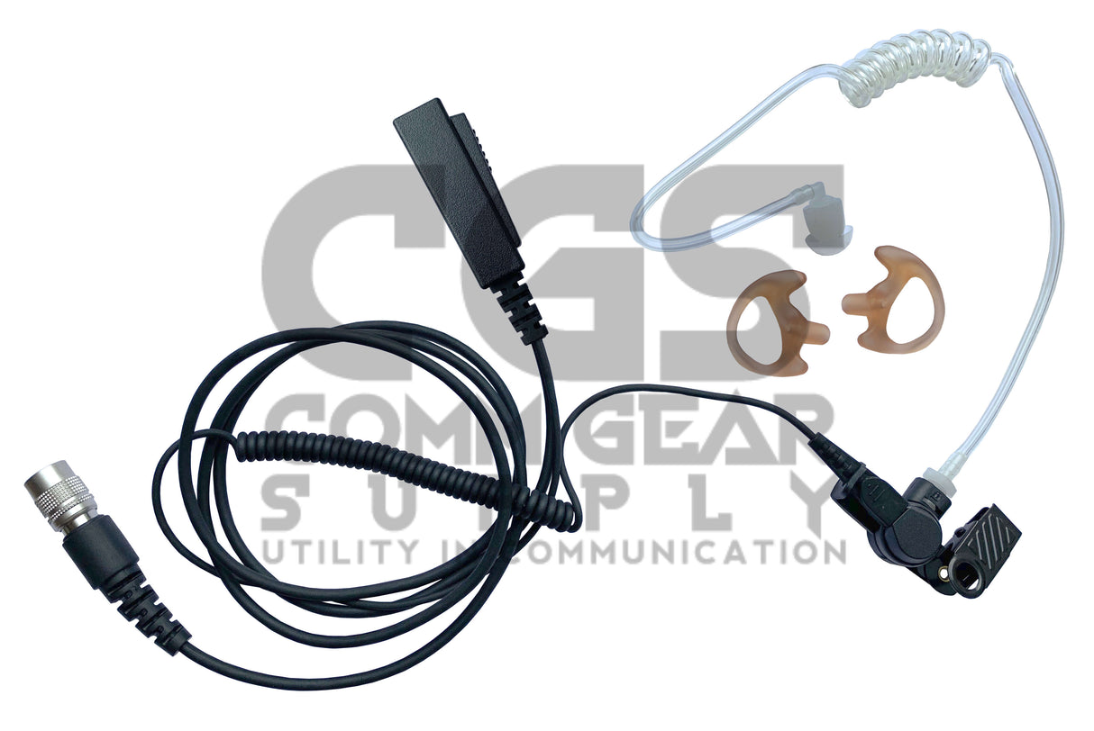 Mikrofon- und Ohrhörer-Funkgeräte-Kit – Schnellverschluss (Hirose) Motorola: APX (Apex)-Serie, XPR-Serie, SRX2200 und mehr