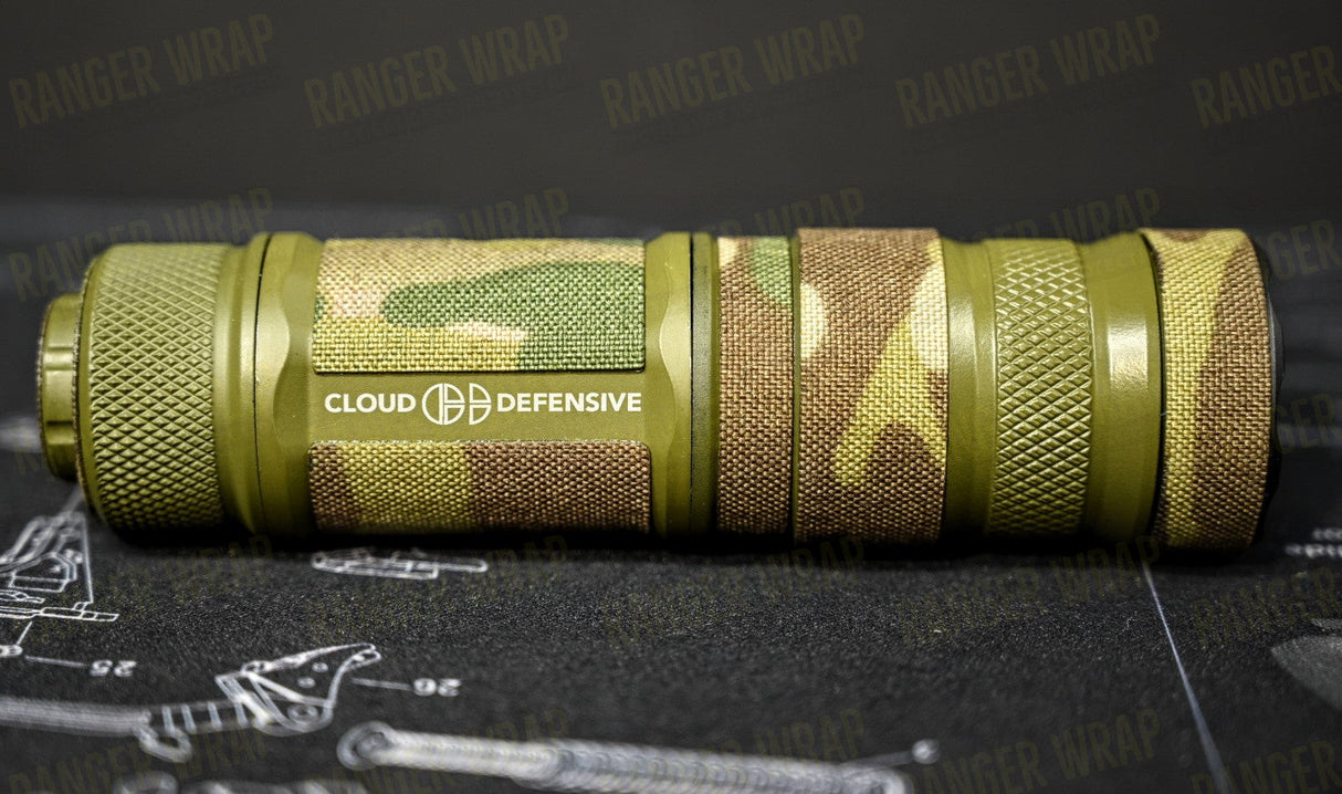 Cloud Defensive OWL - Weapon Light Wrap in Cordura Fabric in Black Multicam, alternate view 3