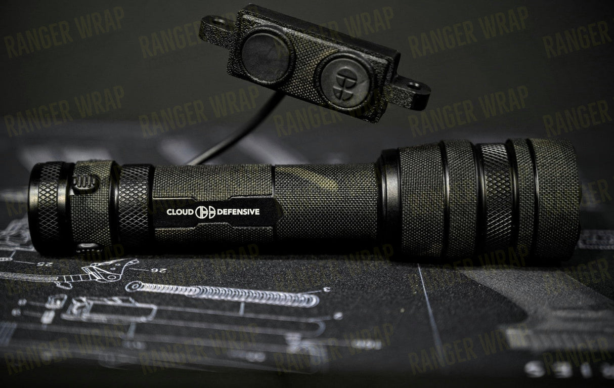 Cloud Defensive REIN 1.0 Full-size - Weapon Light Wrap in Cordura Fabric in Black Multicam, alternate view 2