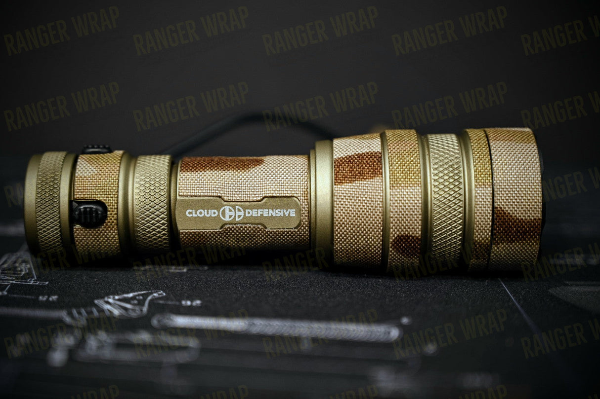Cloud Defensive REIN 1.0 Micro - Weapon Light Wrap in Cordura Fabric in Black Multicam, alternate view 2