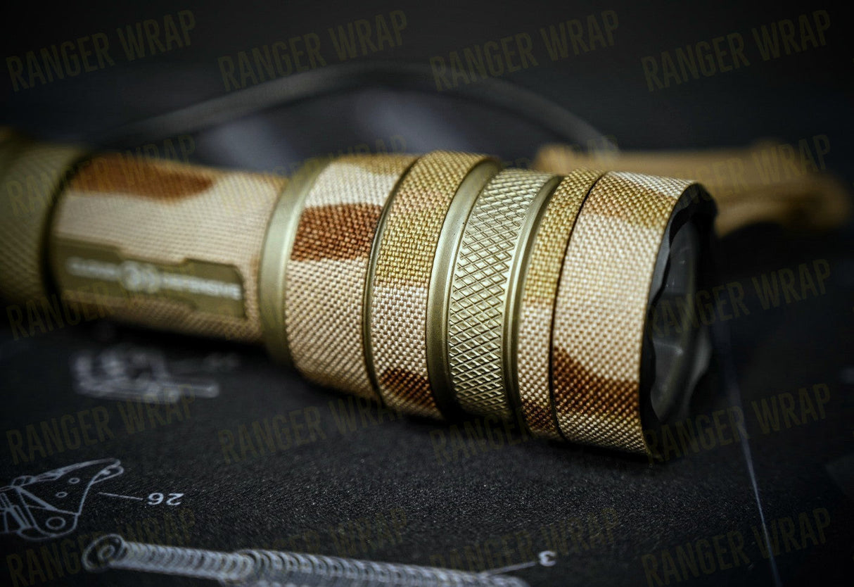 Cloud Defensive REIN 1.0 Micro - Weapon Light Wrap in Cordura Fabric in Arid Multicam, alternate view 3