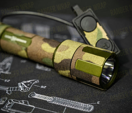 Cloud Defensive REIN 2.0 Full Size - Weapon Light Wrap in Cordura Fabric in Multicam, alternate view 2