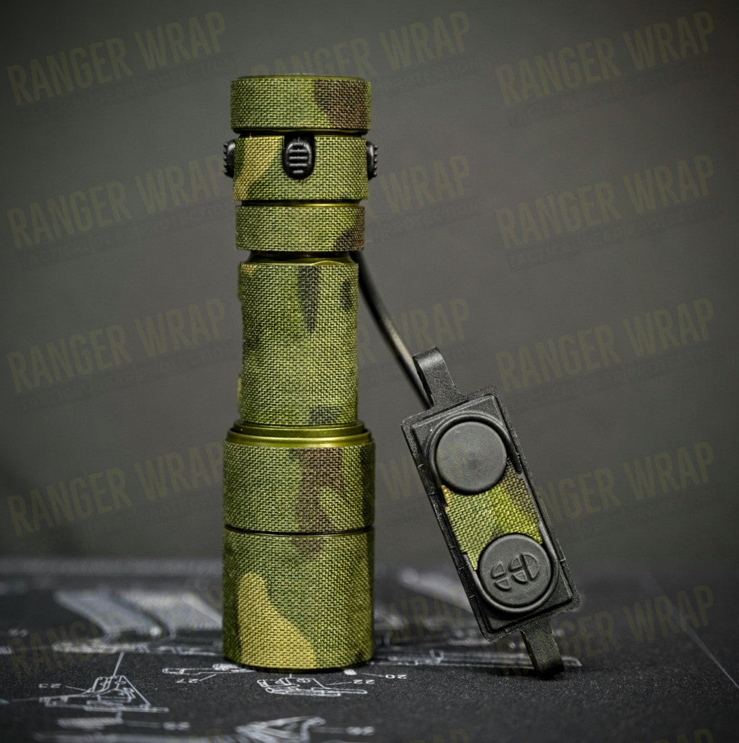 Cloud Defensive REIN 2.0 Micro - Weapon Light Wrap in Cordura Fabric in Black Multicam, alternate view 4
