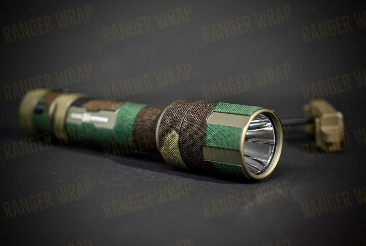Cloud Defensive REIN 3.0 Full Size & Micro - Weapon Light Wrap in Cordura Fabric in Black Multicam, alternate view 2