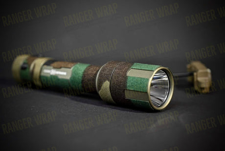 Cloud Defensive REIN 3.0 Full Size & Micro - Weapon Light Wrap in Cordura Fabric in Black Multicam, alternate view 2