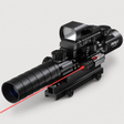 Pinty Nova 3-in-1 3-9x32 SFP Zielfernrohr-Kombination, roter Laser