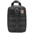 Tigrett Outdoors UV5R Radio Go Bag with Solar Charger Bugout Kit Black