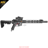 Minnesota Airsoft Project Crimson Ash Skeletonized HPA M4, Phantom | No Tracer