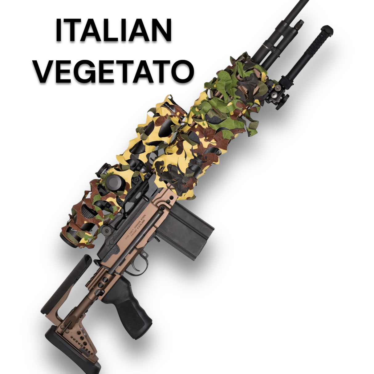 Rail System Overwrap Camo (R.S.O.C.) in Woodland Green/Brown, alternate view 2