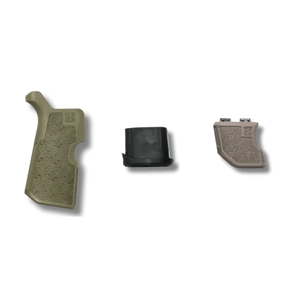Die Free Co Kung Fu Grip + PLUG + Tiger Claw Bundle in Olive Drab Green