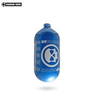 "Diamond Series" Skeleton Air Hyperlight Air Tank 80ci (Bottle Only) – Blue / Silver — alternate view 3