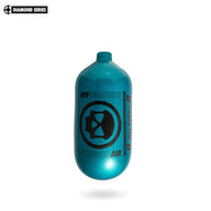 "Diamond Series" Skeleton Air Hyperlight Air Tank 80ci (Bottle Only) – Aqua / Black — alternate view 8