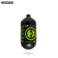 "Diamond Series" Skeleton Air Hyperlight Air Tank 80ci (Bottle Only) – Black / Volt — alternate view 12