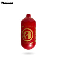 "Diamond Series" Skeleton Air Hyperlight Air Tank 80ci (Bottle Only) – Red / Gold — alternate view 7