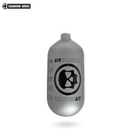 "Diamond Series" Skeleton Air Hyperlight Air Tank 80ci (Bottle Only) – Silver / Black — alternate view 2