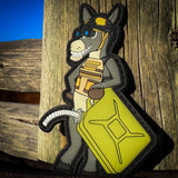 Donkey Dick Fueler - That funny name for the Nozzle for a Military Fuel Can - PVC Patch, alternate view 5