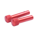 Guntec AR-15 Extended Takedown Pin Set Gen 2 in Red