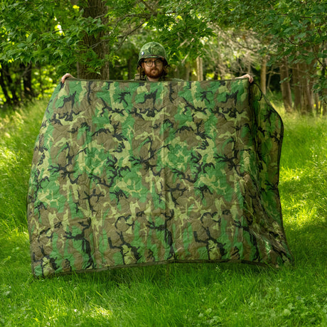 Unissued USGI M81 Woodland Poncho Liner/Woobie, alternate view 2