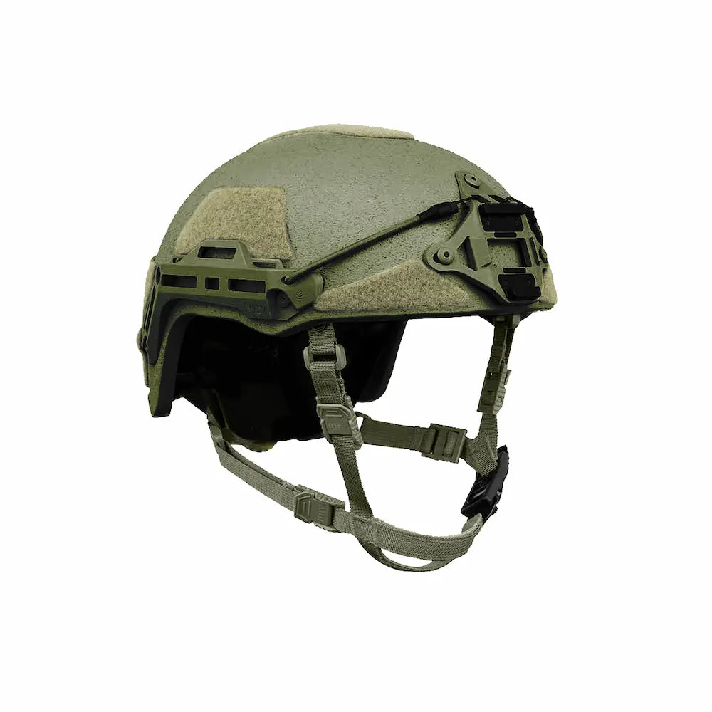 ATE® Lite Ballistic Helmet | Lightweight NIJ IIIA High-Cut - Hard Head Veterans in OD Green, alternate view 3