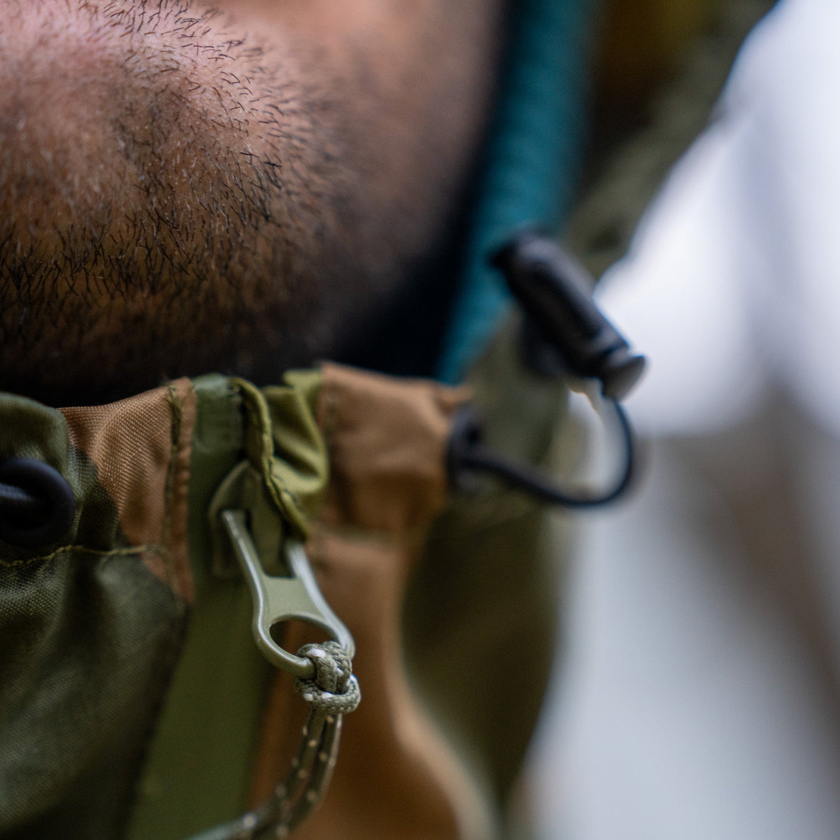 QILO x AP Retro Windbreaker in Norwegian Woodland, alternate view 16