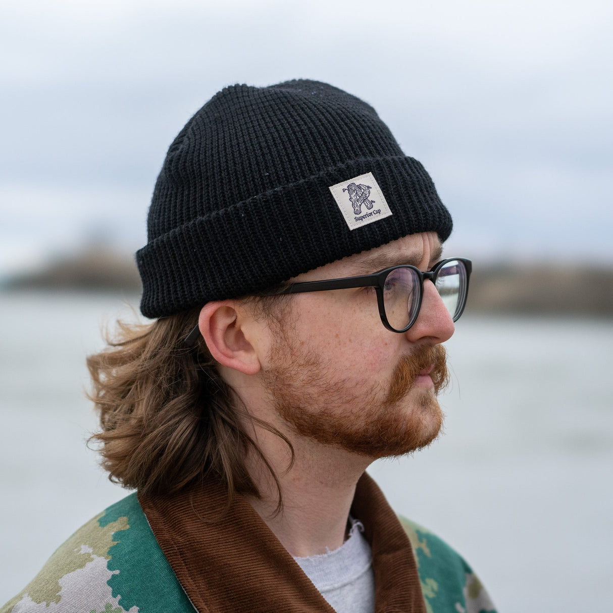 The Superior Knit Hat in Forest Green, alternate view 2
