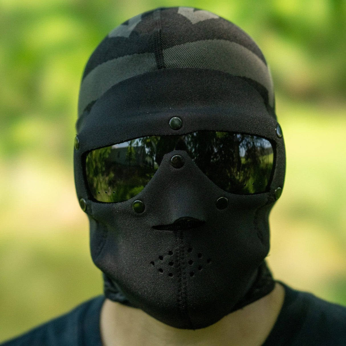 SwissEye Black Neoprene Mask w/Ballistic Smoke Lenses, alternate view 4