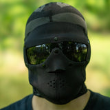 SwissEye Black Neoprene Mask w/Ballistic Smoke Lenses, alternate view 4