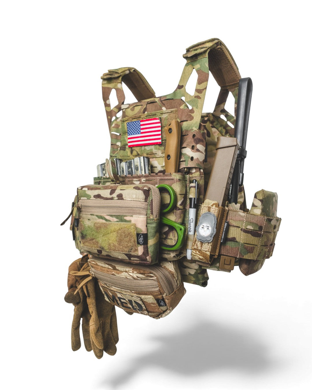 BETA Testing Plate Carrier in Desert Tiger Stripe, alternate view 5
