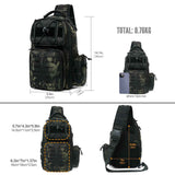 Raven Supply Military Tactical Sling Bag in CP Camo, alternate view 2