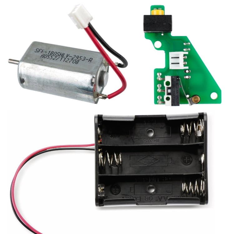 EMF100 Box Rotor Conversion Package – Red — alternate view 2