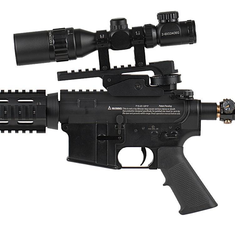 Dynamic Sports Gear ASR Weaverrail Adjustable Paintball Riser (20mm) — alternate view 3