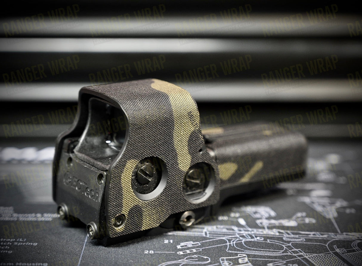 Eotech 518 - Optic Wrap in Cordura Fabric in Black Multicam, alternate view 6