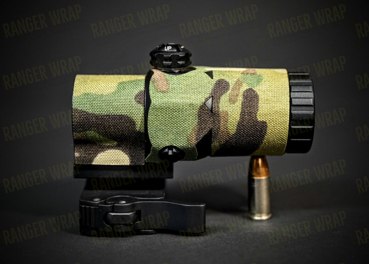 Eotech G33 3X Magnifier - Optic Wrap in Cordura Fabric in Desert Tiger Stripe, alternate view 2
