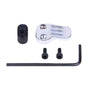 Guntec USA AR-15 / AR .308 Extended Mag Catch Paddle Release Plated & PVD Coated – Black Chrome — alternate view 4