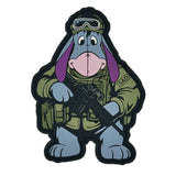 Tactical Eeyore AR15 Callsign SAD - Tactical Pooh Squad - 4" PVC Patch, alternate view 2
