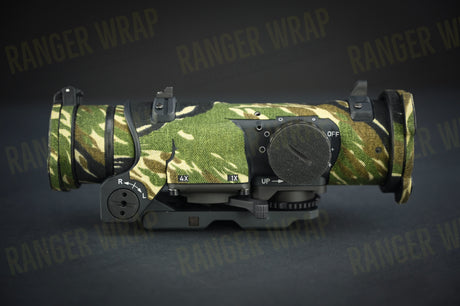 Elcan SpecterDR 1-4 - Optic Wrap in Cordura Fabric in Desert Tiger Stripe, alternate view 2
