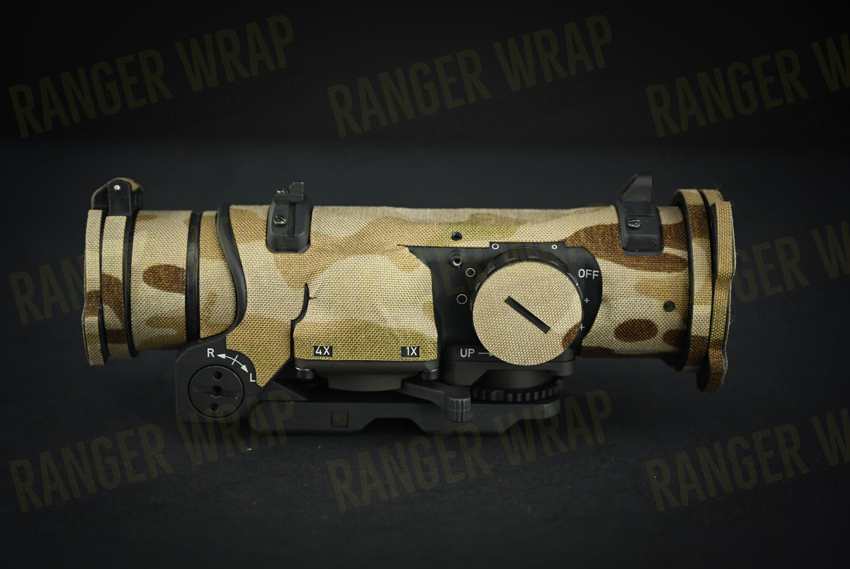 Elcan SpecterDR 1-4 - Optic Wrap in Cordura Fabric in Woodland Camo (M81), alternate view 9