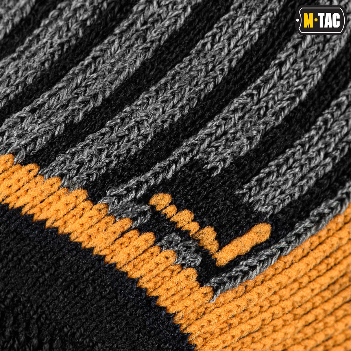 M-Tac Polar Merino 40% Long Socks in Black, alternate view 2