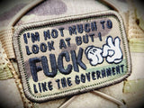I'm Not Much to Look At But I Fuck Like The Government - V.2.0 - 2x3 Patch, alternate view 11