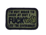 I'm Not Much to Look At But I Fuck Like The Government - V.2.0 - 2x3 Patch, alternate view 8