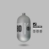 Infamous PRO DNA Flyweight 80ci 4500psi Air Tank - Matte in Silver, alternate view 3