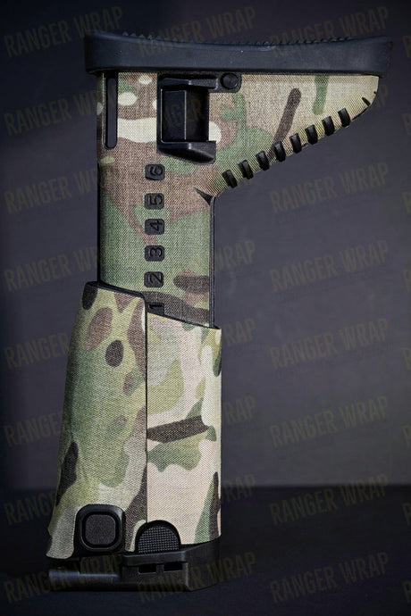 FN SCAR Stock Wrap - in Cordura Fabric in Multicam, alternate view 2