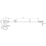 Kit táctico para casco con micrófono y botón para hablar - Desconexión rápida (Hirose): BaoFeng: UV9G, UV9R, UV9R Plus, UV9R Pro, BF-A58, BF-558, BF-N9, UV-XR, GT-3WP, BF-9700, UV-5S, BF-R760, UV-82WP