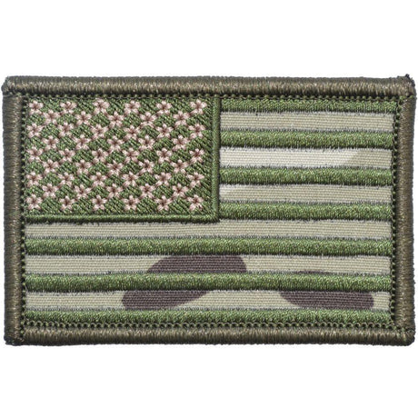 US Flag - 2x3 Patch - MultiCam w/ Olive Drab, Left Face (Forward)